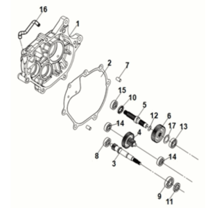 Mission case-drive shaft Sym Jet 14 125I LC E5 2021-2024