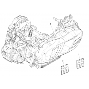 Motorblok compleet Piaggio Medley 125 ABS Euro 5 2021-2022
