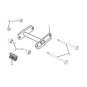 Motorophanging Peugeot Ludix pro 2-takt
