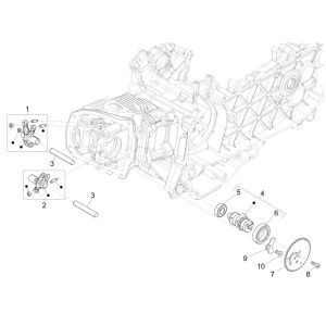 Nokkenas - Tuimerlaars Piaggio Liberty 125 IGET 3V IE ABS Euro 4 2015-2019