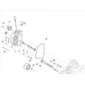 Oliefilter Vespa GTS 300 HPE 4V IE ABS Euro 4 2019
