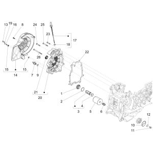 Oliefilter Piaggio Liberty 125 IGET 3V IE ABS Euro 4 2015-2019