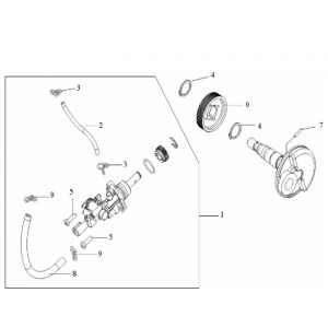 Oliepomp Generic Ideo 50 2-takt zwart 2007 25km/u