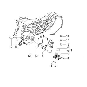 Oliepomp Gilera Runner 50 SP 50 2-takt LC 2010-2017