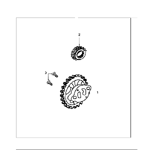 Oliepomp Peugeot Speedfight 4 50 4-takt AC Roodzwart