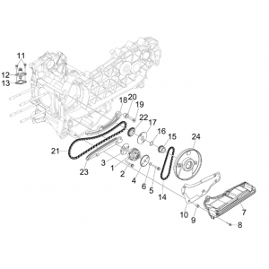 Oliepomp Piaggio MP3 300 LT Sport 2009-2014