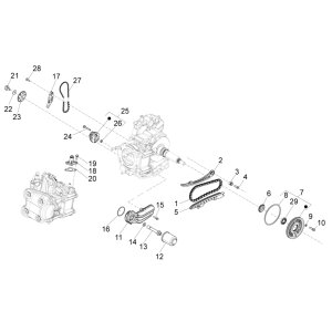 Oliepomp Piaggio MP3 350 Maxi Sport ABS Euro 4 2018-2020
