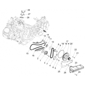 Oliepomp Vespa GTS 125 IE ABS Euro 5 2021