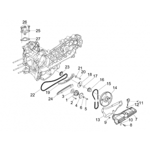 Oliepomp Vespa GTS 300 ie 2008-2016 (met en zonder ABS)