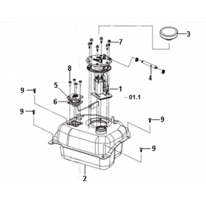 Olietank Sym Symphony ST 200I