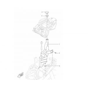 Olietank Yamaha Aerox 50 2-takt LC 2013