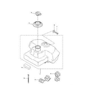Olietank Yamaha Bw's 2-takt