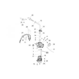 Carburateur Piaggio Zip 2000 2-takt AC