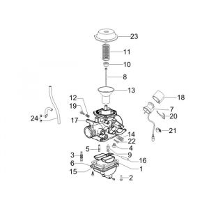 Carburateur Piaggio Liberty 4-takt