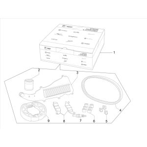 Onderhoudspakket Piaggio Piaggio Liberty 125 IGET 3V IE ABS Euro 4 2015-2019
