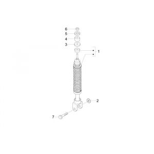 Schokbreker Piaggio New Fly 4-takt 2V