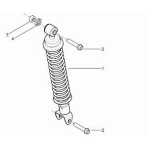 Schokbreker Piaggio Typhoon 50 2-takt Euro 3 2011