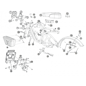 Other parts Yadea Trooper 01 Fatbike