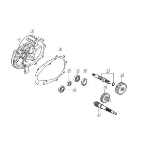 Vertanding - Overbrenging Agility 16+ 125 Mat Metallic Silver