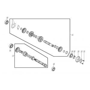 Vertanding - Overbrenging Kymco K-Pipe 125