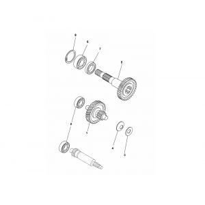 Vertanding - Overbrenging Yamaha Aerox 50 2-takt LC 2013