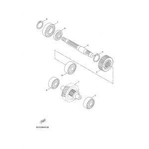 Vertanding - Overbrenging Yamaha Neo's 4-takt 2008→ partsproduct-Overbrenging-Znen-Aurora-4-takt