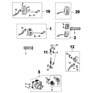 Braking system Peugeot Kisbee 2-takt