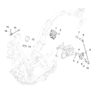 Spanningsregelaar - Bobine - Elektronische delen Piaggio Beverly 300 HPE 4V ABS Euro 5 2021-2022