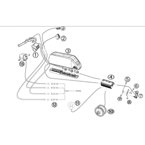 Power system Yadea Trooper 01 Fatbike