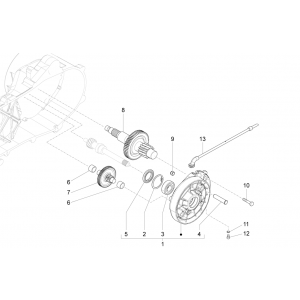 Vertanding - Overbrenging Piaggio Liberty 50 4-takt AC IGET 3V Euro 4