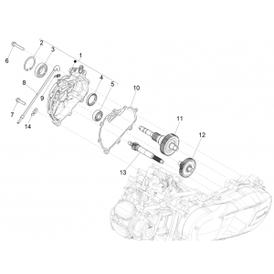 Vertanding - Overbrenging Vespa GTS 125 IE ABS Euro 5 2021