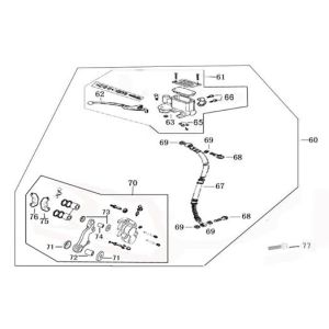 Remcilinder - Remhendel - Remleiding - Remklauw - Remblokken Edwards Tomorrow Legend rood