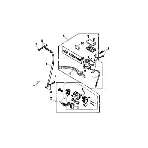 Remcilinder - Remhendel - Remleiding - Remklauw - Remblokken Sym Allo (WH871) champagne