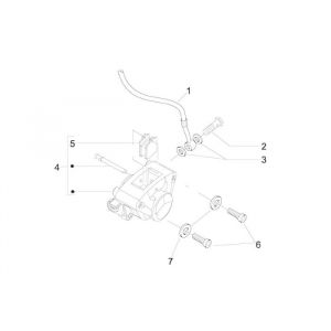 Remklauw - Remleiding - Remblokken Piaggio Zip 2000 2-takt AC