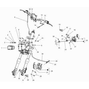 Remklauw - Remblokken - Remleiding (ABS) Piaggio Beverly 350 Sport Touring Euro 3 2013-2014