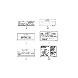 Veiligheid- en waarschuwingsstickersKymco People 50 2-takt blauw