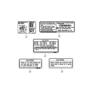 Veiligheid- en waarschuwingsstickersKymco People S 50 4-takt matzwart