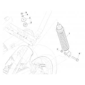 Schokbreker Piaggio NRG Power 50 2-takt LC Euro 4