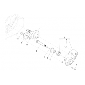 Vertanding - Overbrenging Piaggio NRG Power 50 2-takt LC Euro 4