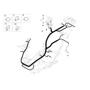 Voornaamste kabelgroep Piaggio NRG power H2O E4