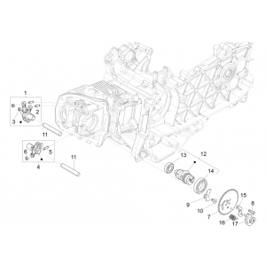 Nokkenas - Nokkenastandwiel - Tuimerlaars Vespa Sprint 150 3V IE ABS Euro 3 2015