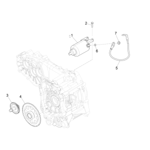Startmotor - Starttandwiel Vespa GTS 300 Super HPE 4V IE ABS Euro 5 2020-2022