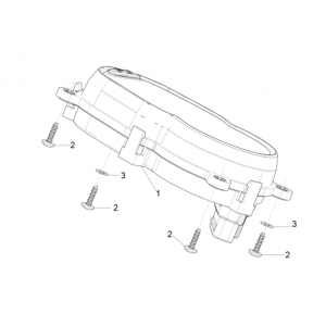 Kilometerteller - Cockpit Piaggio Typhoon 50 2-takt Euro 4 2018-2020