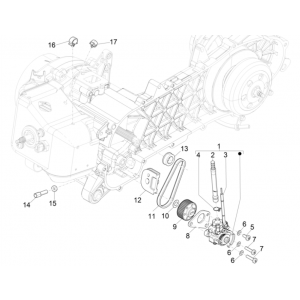 Oliepomp Piaggio Typhoon 50 2-takt Euro 4 2018-2020