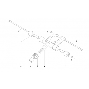 Motorophanging Piaggio Typhoon 50 2-takt Euro 4 2018-2020