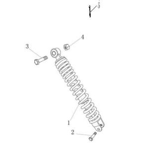 Schokbreker China Ape 50 wit