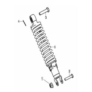 Schokbreker Generic Cracker 50 2-takt zwart 2010 25