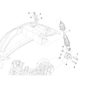 Schokbreker Vespa Sprint 125 3V IE ABS Euro 5 2021