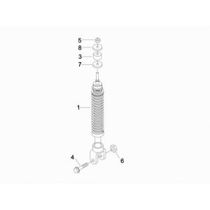 Schokbreker Vespa LX 50 4-takt 2V AC 25km/u