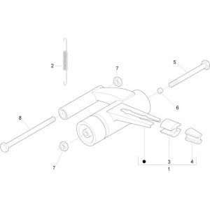 Motorophanging Piaggio Liberty 4-takt